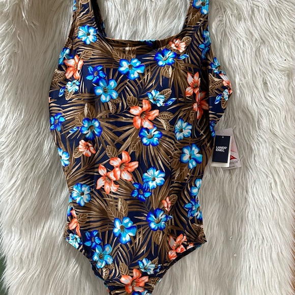 Land’s End Floral Swimsuit